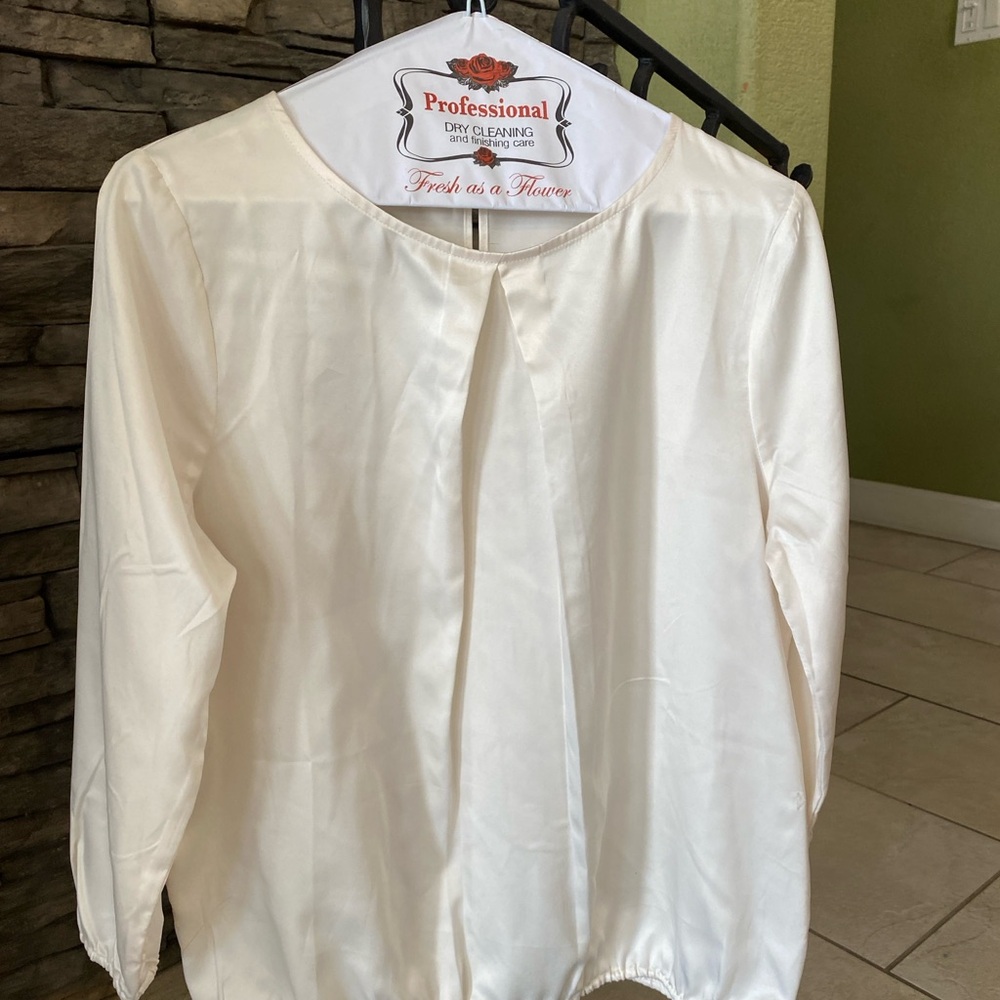 Elegant Cream Blouse